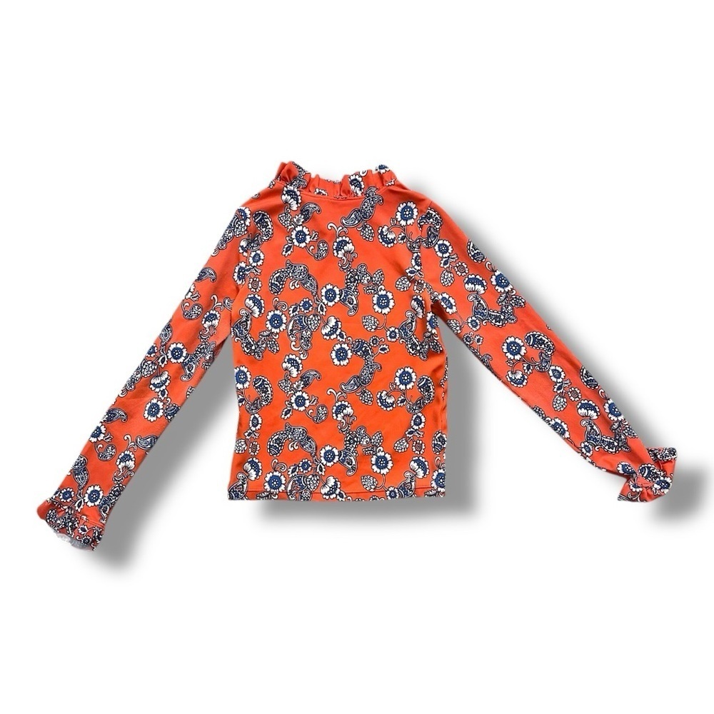 Janie & Jack | Girls Ruffle Neck Rash Guard (8) - Picture 4 of 8